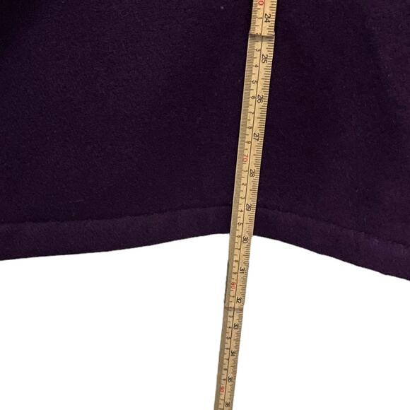 1989 Monroe Flag Twirler Varsity Letterman Jacket Tracy Purple Gold Size L XL - Picture 2 of 16